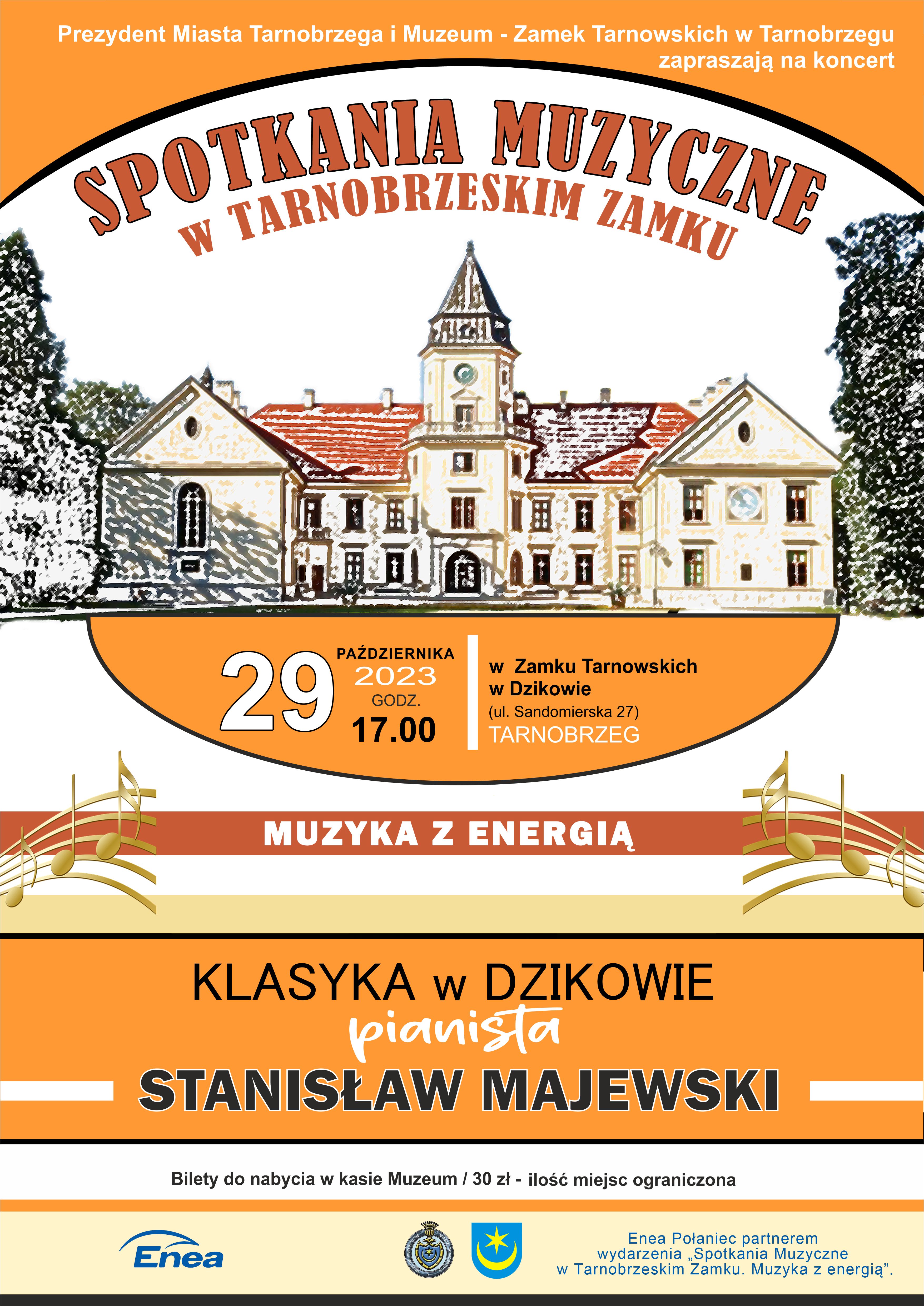 Miasto Tarnobrzeg i Enea zapraszają na kolejny w tym roku koncert z cyklu Muzyka z Energią